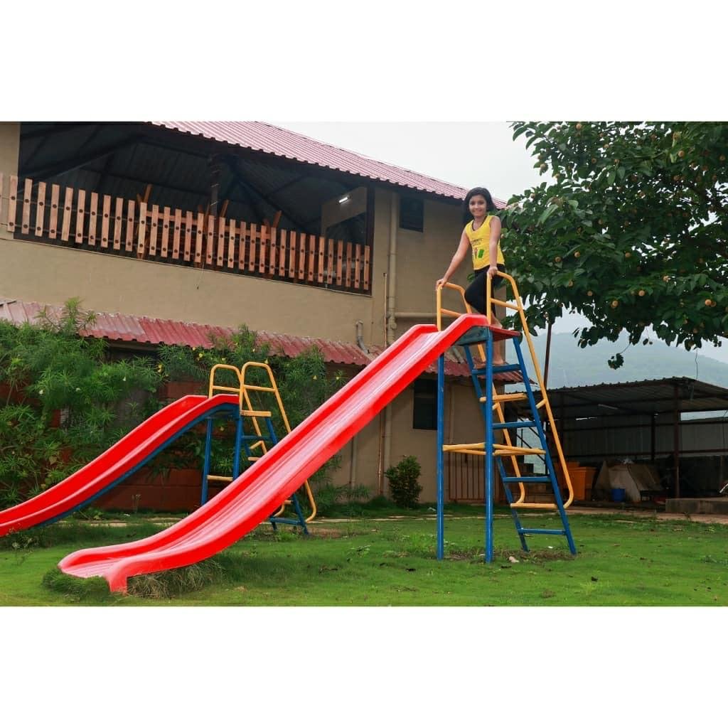 Children slide