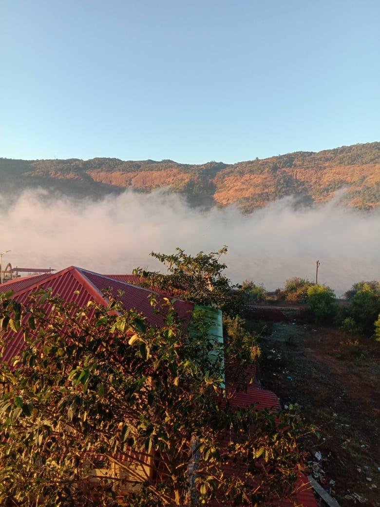 Resort morning fog