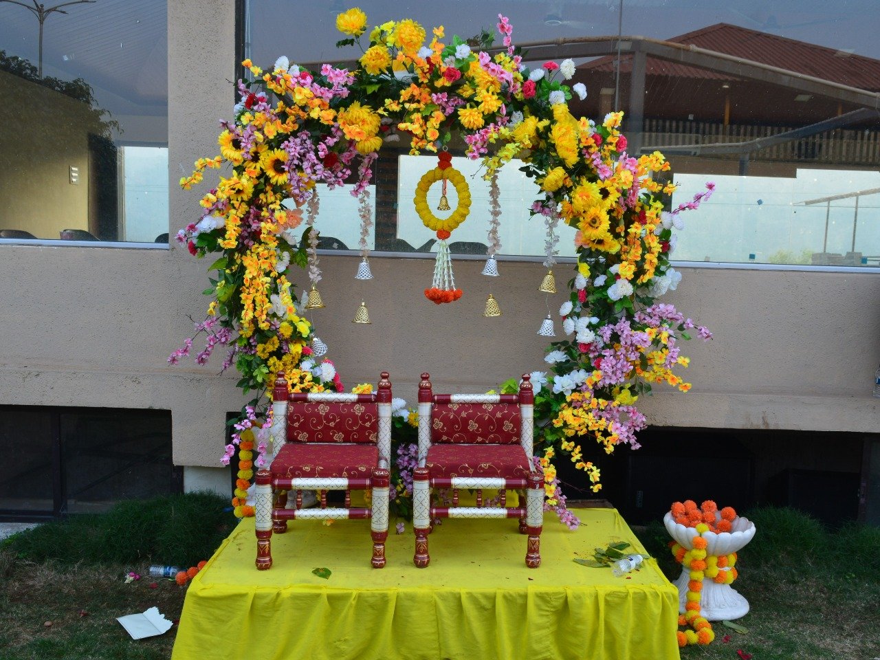 Haldi wedding decoration